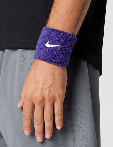 Image of Nike Unisex Adult Swoosh Classic Wristband 2 Pack