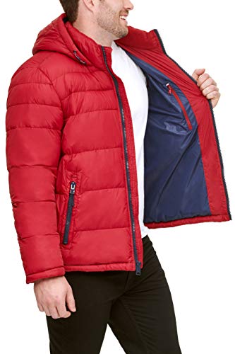 Image of Tommy Hilfiger Men's Classic Hooded Puffer Jacket (Standard and Big & Tall)