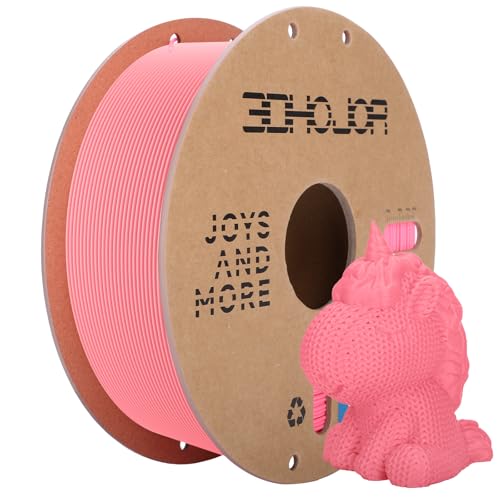 Image of 3DHoJor 3D Printer Filament Basic PLA Filament 1.75mm 300mm /s 1kg Cardboard Spool Dimensional Accuracy + /- 0.03 mm Fit Most 3D FDM Printer-Barbie Pink