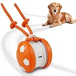 Pipihome Interactive Dog Toys Ball, Moving Dog Ball Toy, Automatic Moving Rolling Dog Toys Interactive with Rope for Small Medium Large Dogs, 2 Styles Randomly Shipped