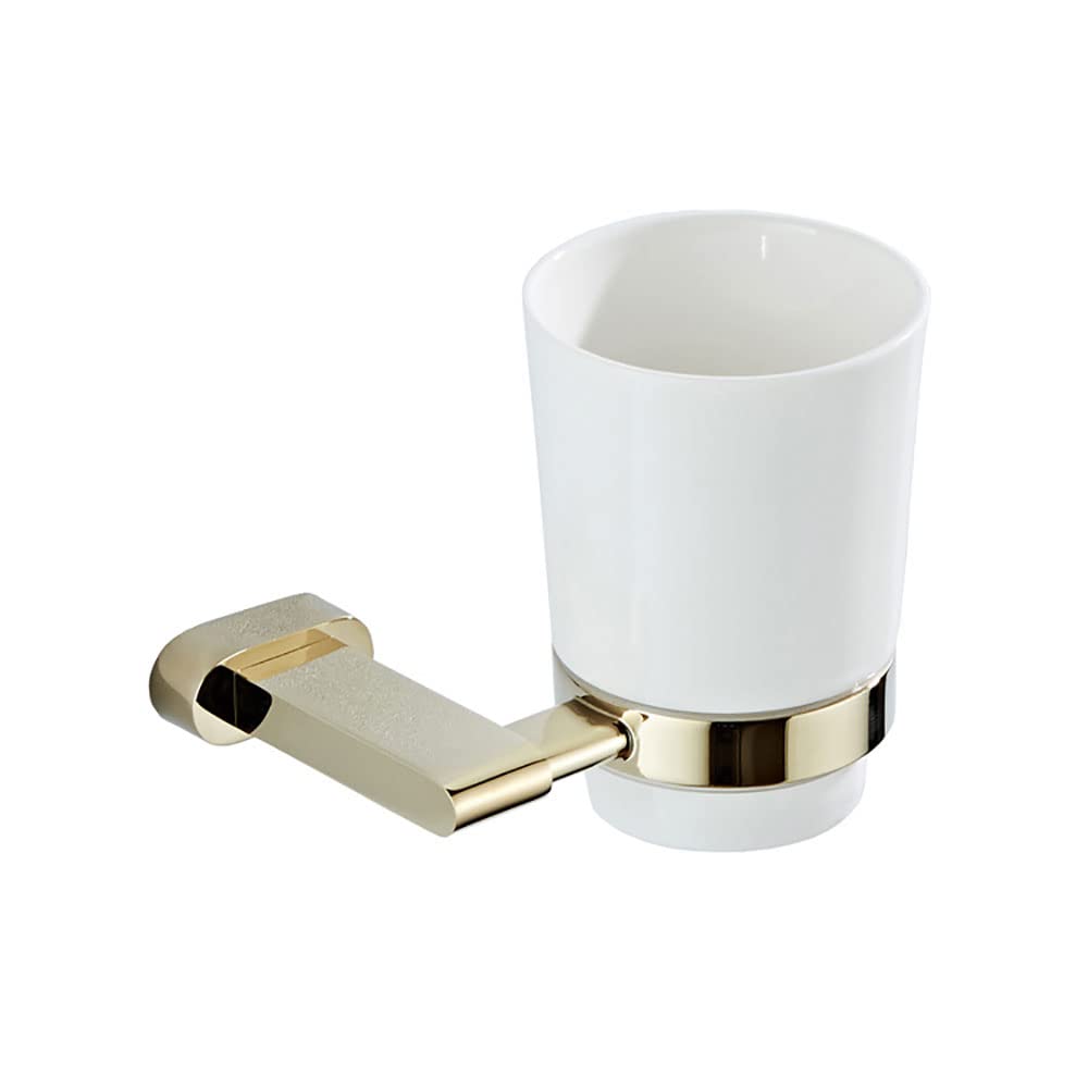 1 soporte for cepillo de dientes latón montado en la pared for baño