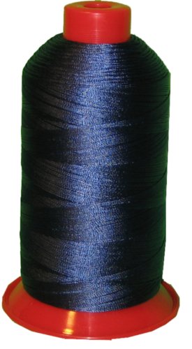 Hilo de coser de nailon unido V-69 T70 1500 yardas para exteriores, tapicería (azul marino)