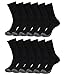 Produktbild Under Armour 12 Paar HeatGear Crew Socken Unisex Sportsocken, Farbe:Black, Socken & Strümpfe:36-41