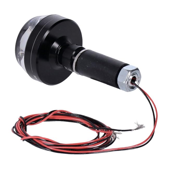 Generico Flecha Izquierda Moto Gadget mo.Blaze Disc LED universal para manillar, Homologación ECE, estilo moderno Alta visibilidad, OEM 6002021, Instalación fácil