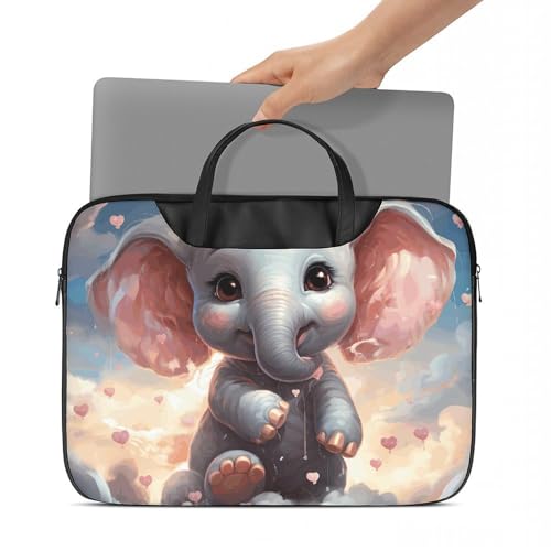 Bolsa para portátil Cute Elephant 17 pulgadas impermeable miniatura 6