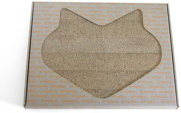 Kittypod Paw Paw Modern Recycled Paper Scratching Board Color: Blue