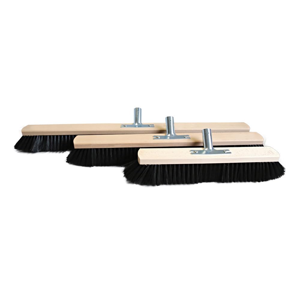 5 Stück Hygoclean Saalbesen, schwarz, L: 40cm, Saalbesen, Hygienebesen, Kehrbesen