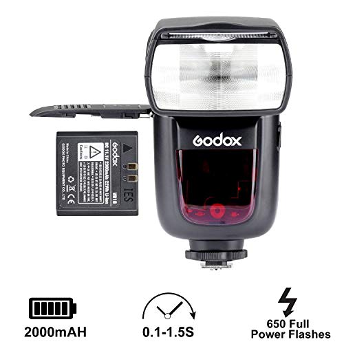 Ficha técnica Godox V860II-S Kit HSS 1/8000s GN60 2.4G TTL 1.5s Tiempo de Reciclaje Batería de Iones de Litio Cámara Flash Speedlite Light Compatible para cámara Sony y filtros de Color y difusor V860II-S - Fernando Cortés