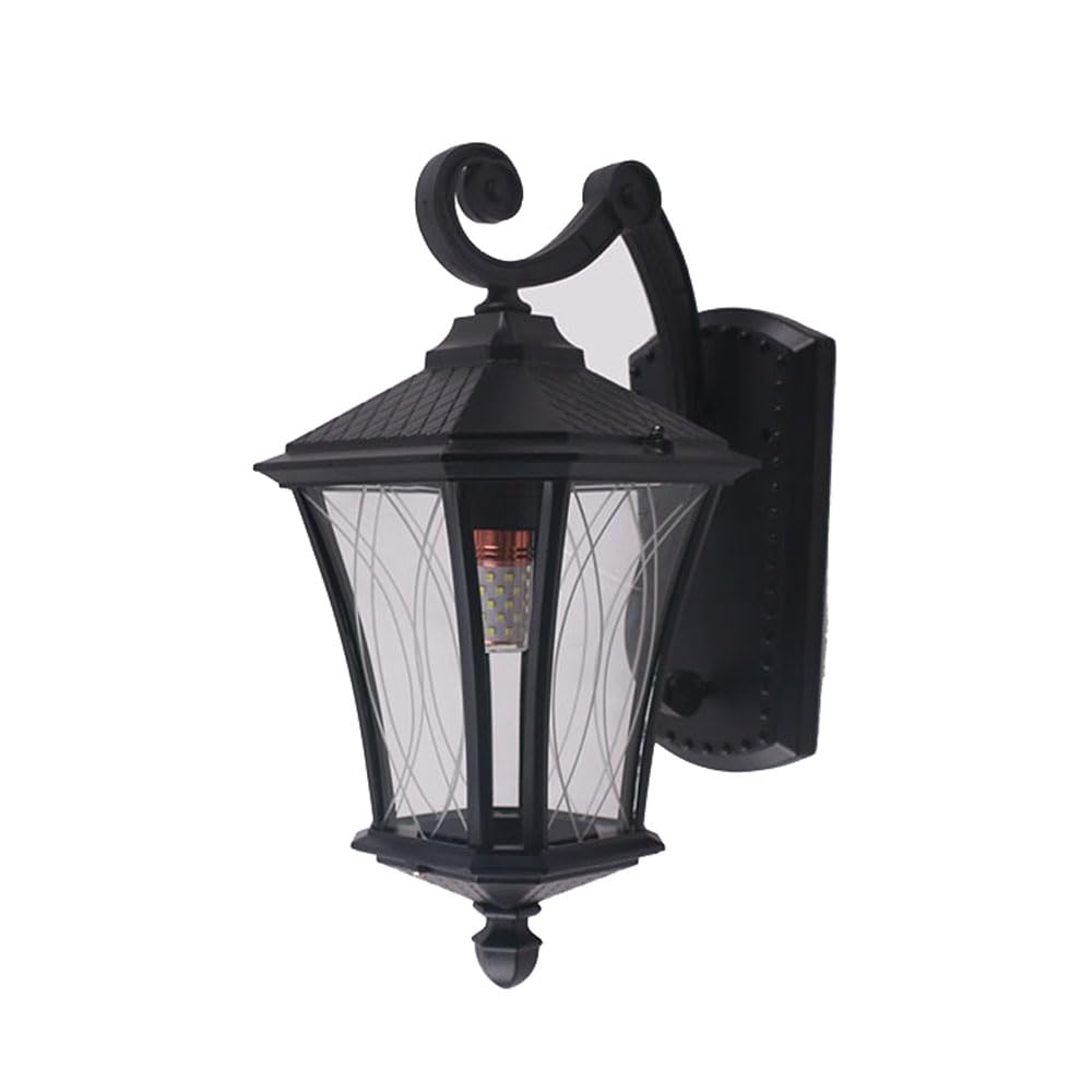 Luminaire extérieur IP55 anti-infiltration lanterne noire grand format E27
