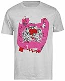 Amour Beat It Camiseta Gris De Manga Corta para Hombre