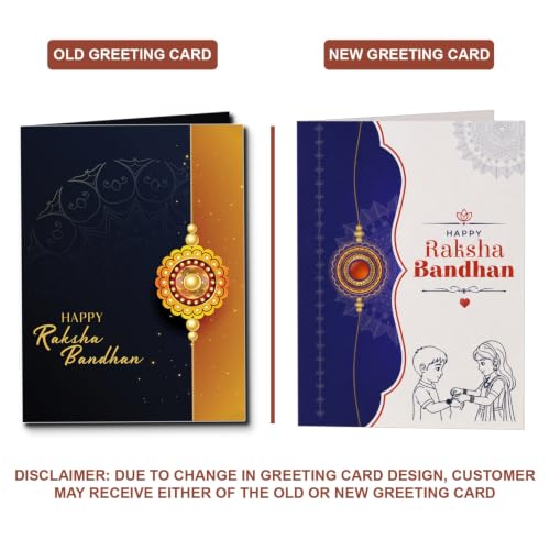 Image of Oblivion Rakhi For Bhai & Bhabhi With Chocolate - Rakhi for Bhai & Lumba for Bhabhi with Chocolate, Roli Chawal, Silver Color Pooja Coin & Greeting Card, Raksha Bandhan Occassion Pack (K1 456 BS32)