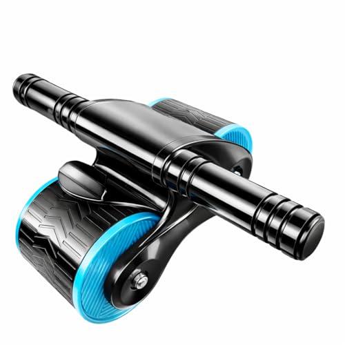 Image of INSTAFIT Automatic Rebound Ab Roller with Elbow Support, Timer, Calorie Counter, Mobile Holder, Dual Non-Slip Wheels, Knee Pad, Orange (3)