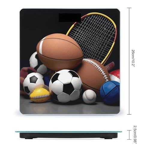 Báscula Digital de Baño con Pantalla LED y Capacidad 400lb miniatura 2