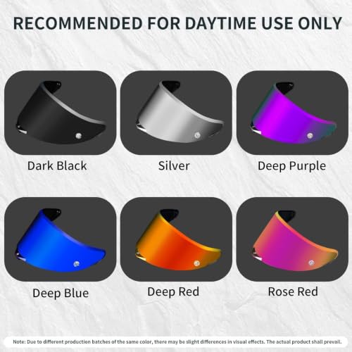 Image of PSLER Pista GP RR visor - Pista Helmet Visor Motorcycle Face Shield Replacement for Pista GPR CORSA-R Pista GPRR RACE 3,Deep Purple