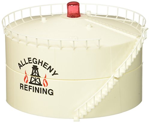 Bachmann Industries Plasticville U.S.A. Operating Accessory - Oil Storage Tank with Blinking LED Light