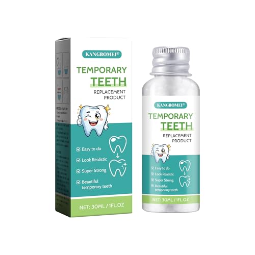 Kits de empastes dentales temporales, kit de reparación de empastes dentales, perlas de reparación dental para la fijación temporal de empastes dentales faltantes y rotos (1)