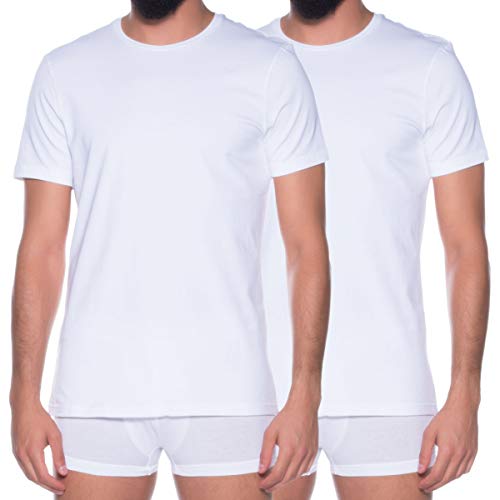 Bread & Boxers 2-Pack Crew-Neck T-Shirt White XL