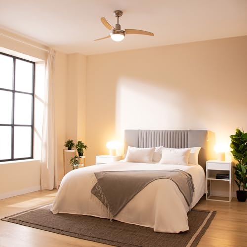 Cecotec Deckenventilator 65 W und 42" mit Licht und Fernbedienung EnergySilence Aero 480. 3 Geschwindigkeiten auswählen, Steuerung… – Ansicht 3
