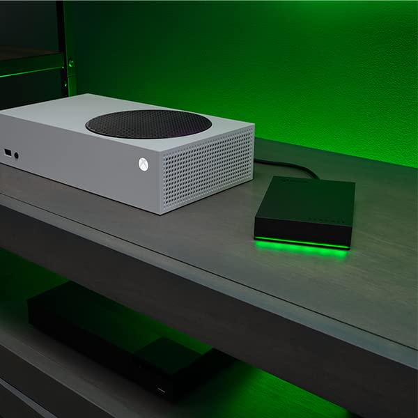 Image of Xbox Game Drive 5TB Storage Capacity LED Light Bar Compatible with Xbox Series X|S and Xbox One
