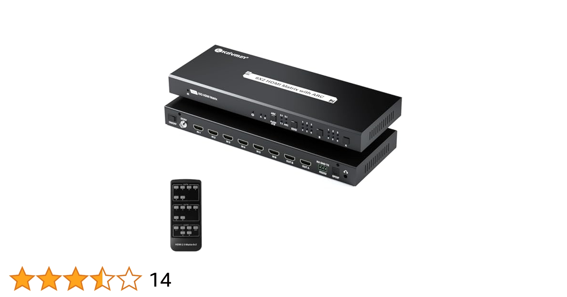 PCTV 6x2 HDMI Matrix オーディオビデオコンバーター 4K 60hz 6x2 HDMI PCTV 6x2 HDMI Matrix オーディオビデオコンバーター 4K 60hz 6x2 HDMI