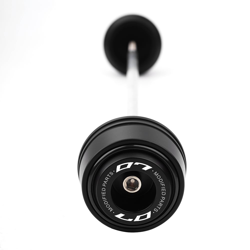 Adatto per MT07 MT 07 MT-07 mt 07 2025 2026, accessori per moto, cuscinetti antiurto, asse anteriore, forcella, protezione anticaduta (nero)