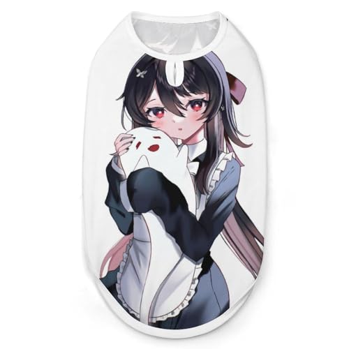 犬の服 Tシャツ メイドモナ げんしん 犬服 タンクトップ ペットウェア かわいい くま 小型犬 中型犬 袖なし 通気性 春夏 秋 柔らかさ シャツ 猫服 ドッグウェア洋服 脱毛保護 家着 お散歩