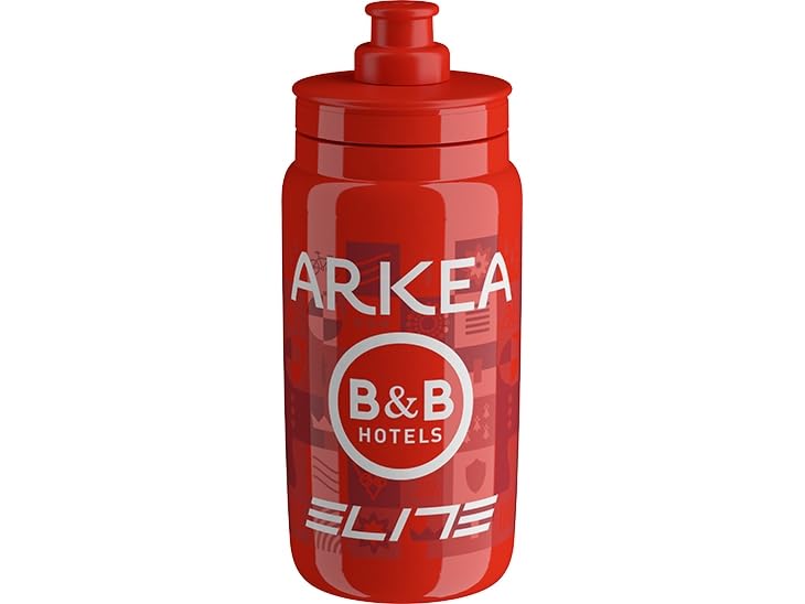 Elite Fly Team 2025 Edition – Arkéa–B&B Hotels – 550ml – Gourde de vélo Ultra légère – sans BPA et sans Odeur – Vélo de Course, entraînement et compétition - Team Name (Arkéa–B&B Hotels)