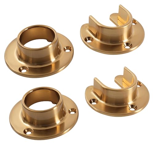 Hisucces Champagne Bronze Closet Rod Holder