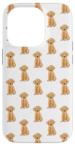 iPhone 14 Pro White Pattern Doodle Dog Gifts Labradoodle Goldendoodle Case