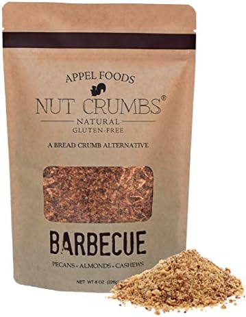 Appel Foods - Nut Crumbs - Bread Crumb Alternative - Gluten Free - Sugar Free - Low Carb - Low Sodium - Raw, Premium Nuts - New Flavors (Barbecue)