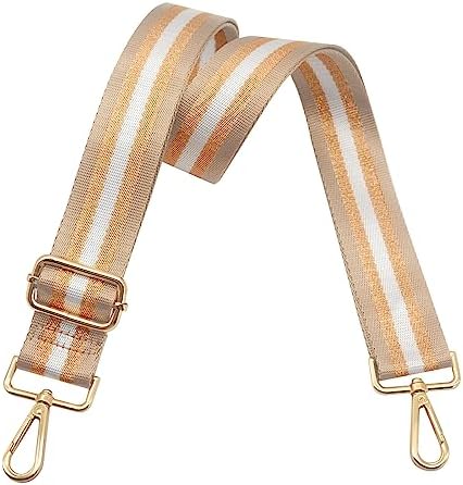 BILIONE Bag Straps Replacement Crossbody Wide Shoulder Strap Bag Straps Adjustable Canvas Straps Handbag Strap Replacement Belts