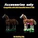 BrickBling LED Light Only, Compatible with Lego Creator 3 in 1 Beautiful Horse 31166-Not Come with Model