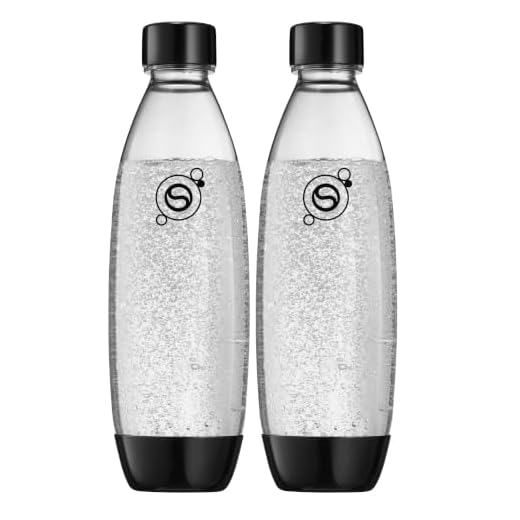 SodaStream DuoPack Fuse 2x 1L KST-Flasche - spülmaschinengeeignet (BPA frei) - Ersatzflaschen für SodaStream Wassersprudler mit PET-Flaschen