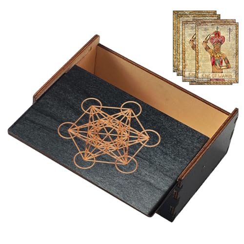 Caja de cartas del tarot, caja del tarot | Estuche de