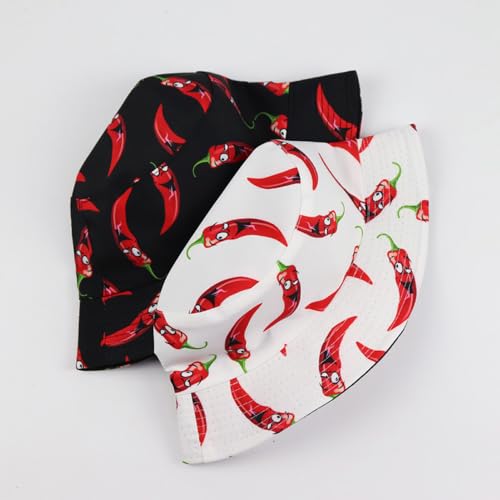 Image of Quanhaigou Bucket Hat for Men Women,Packable Reversible Printed Sun Hats,Fisherman Outdoor Summer Travel Hiking Beach Caps
