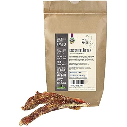 Schecker Dogreform Knorpelblätter 500g von Kälbern ca. 10-15 getrocknete Stücke sind biegsam und Nicht splitternd Cover