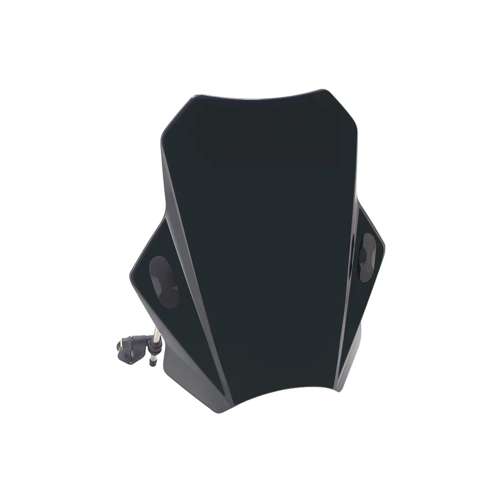 schermo moto Per Parabrezza Universale Per Moto, Deflettore Dello Schermo Con Staffa(Nero)
