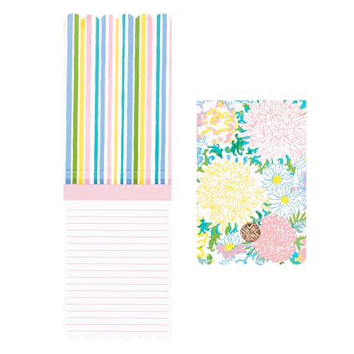 Mini bloc de notas Lilly Pulitzer forrado para solucionar el desorden de tus notas de trabajo