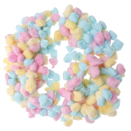 Palline di stoffa per neonati: piccole dimensioni, leggere, facili da usare, quantità sufficiente di palline di cotone per una migliore sostituzione, palline di cotone piccole