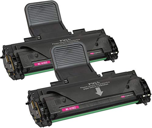 Image of 2 Compatible ML-1610D2 Laser Toner Cartridges for Samsung ML-1610 ML-1615 ML-1620 ML-1625 ML-1650 ML-2010 ML-2010R ML-2015 ML-2510 ML-2570 ML-2571 SCX-4321 SCX-4521 SCX-4521F | High Yield