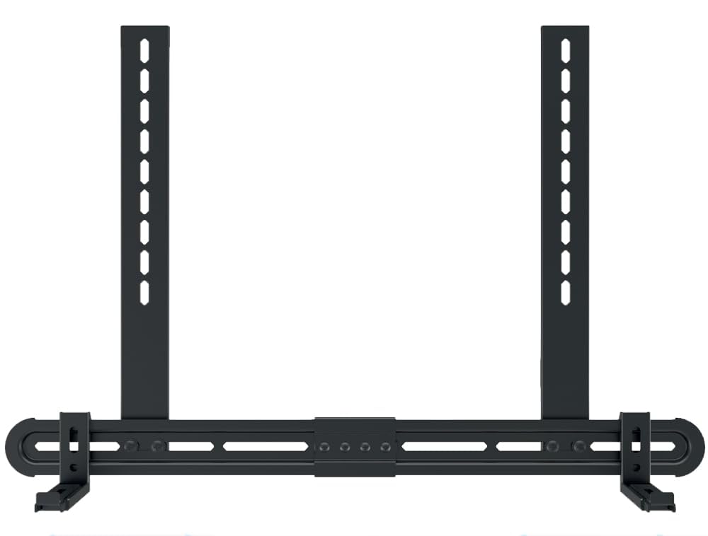 Techly 366372 Soporte universal para barra de sonido de pared o soporte máximo VESA 600 x 400 negro
