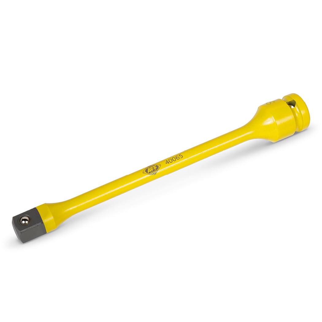 AFF Torque Limiting Extension, 1/2" Drive, 65 ft/lb, Spring Steel, Yellow, 40065