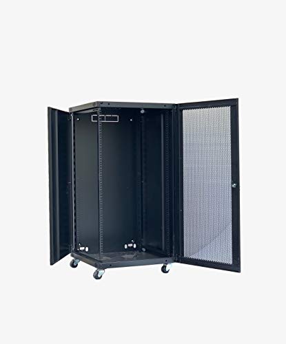 RAISING ELECTRONICS 15U 18U 22U Wall Mount Network Server Cabinet Rack Enclosure Ventilated Door Lock 600mm Deep (22U)