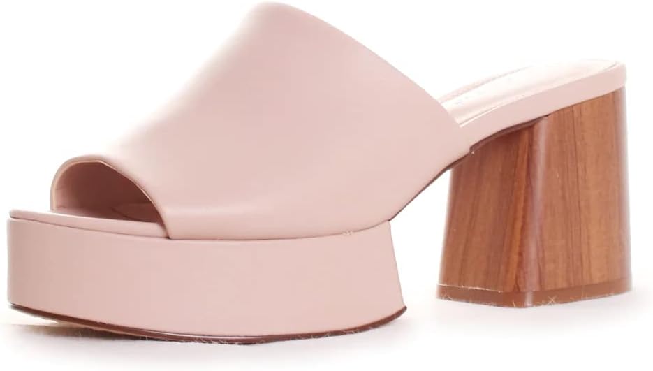 Vince Camuto Women's Feshania Platform Sandal Wedge, Soft Blush, 9.5