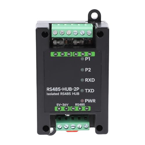 Hub RS485 isolé Asixxsix rail DIN avec extension relais et répéteur de signal industriel