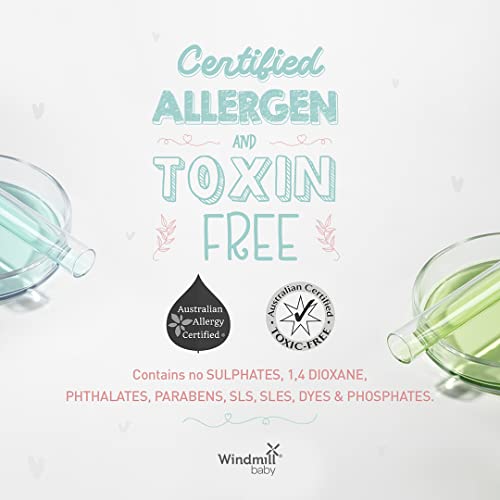 Image of Windmill baby Natural Bottle Cleaning Liquid, Fragrance Free, USDA Certified, Allergen Free, for Milk Feeding Bottles, Teats, Pump Parts & more - 175ml