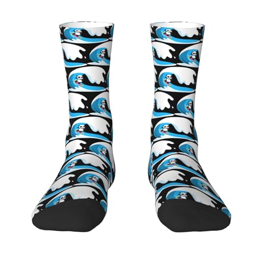 Calcetine De Negocios Lindo Panda Surfeando Sobre La Pantorrilla Suaves Mid-Calf Calcetines De Senderismo Antiampollas Calcetines A Media Pantorrilla Para Largas Jornadas Senderismo Trekking