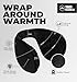Tough Headwear Warm Winter Ear Muffs For Men Women, Earmuffs Behind the Head, Fleece Ear Warmers, Ear Covers for Cold Weather