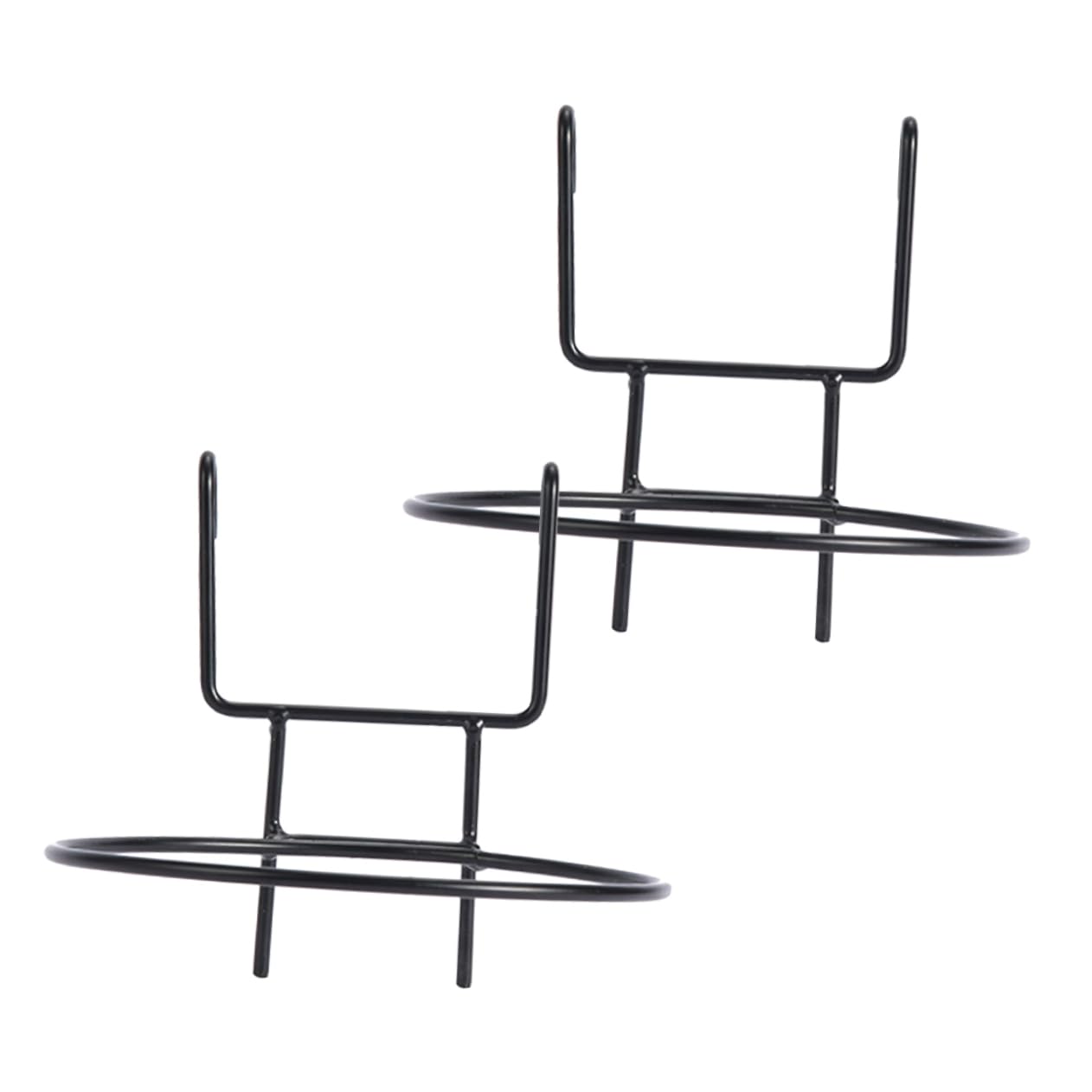 Sosoport Wall Mounted Flower Pot Rack Metal Plant Stand Decor Heavy Duty Flower Pot Hangers