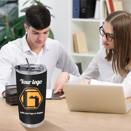 Petalsun Personalized Coffee Tumbler with Pictures Text Name, Custom Stainless Steel Tumbler, Coffee Travel Mug Cup 20 Oz, Personalized Fathers Birthday Gifts for Mom Dad Friends - Image 4